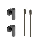 Product Cut out image of the Abacus Anthracite Basin Isolation Valve Kit